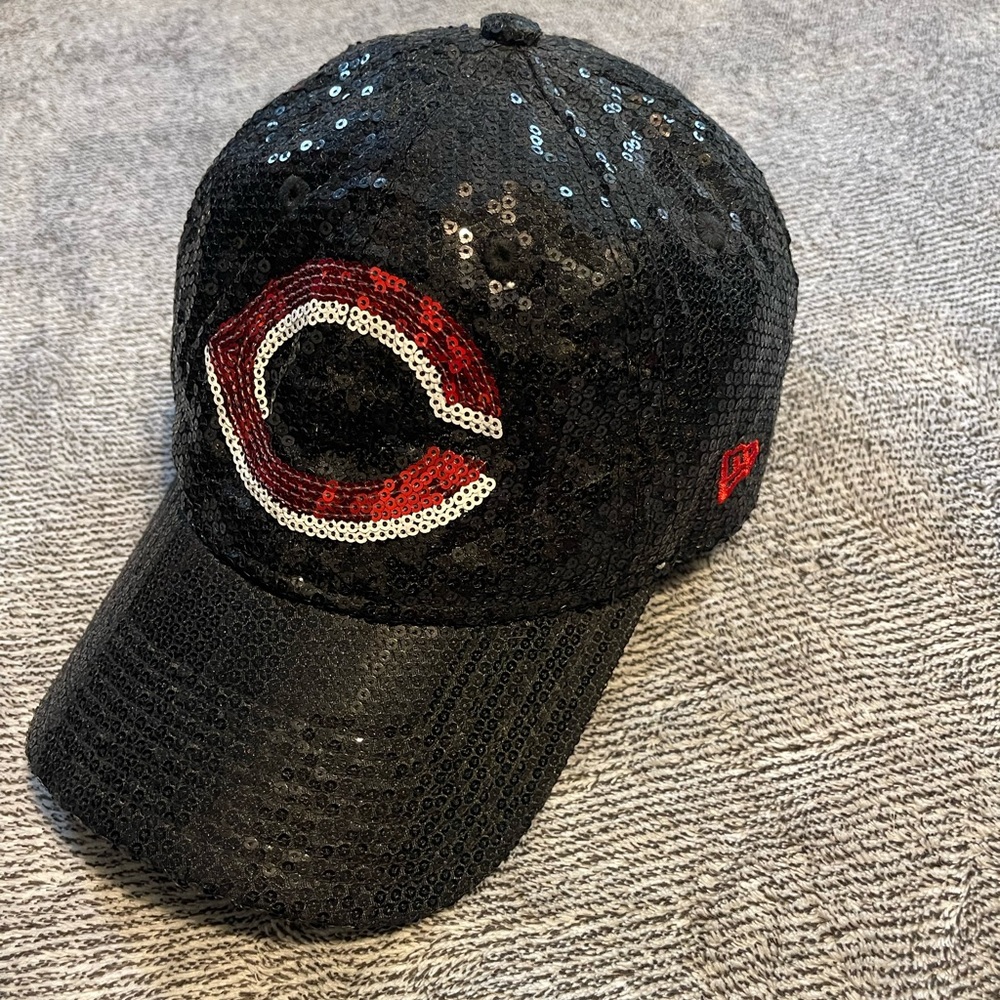 PINK Cincinnati Reds sequin hat